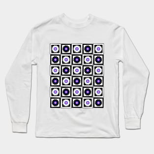 Mod Flower BW Long Sleeve T-Shirt